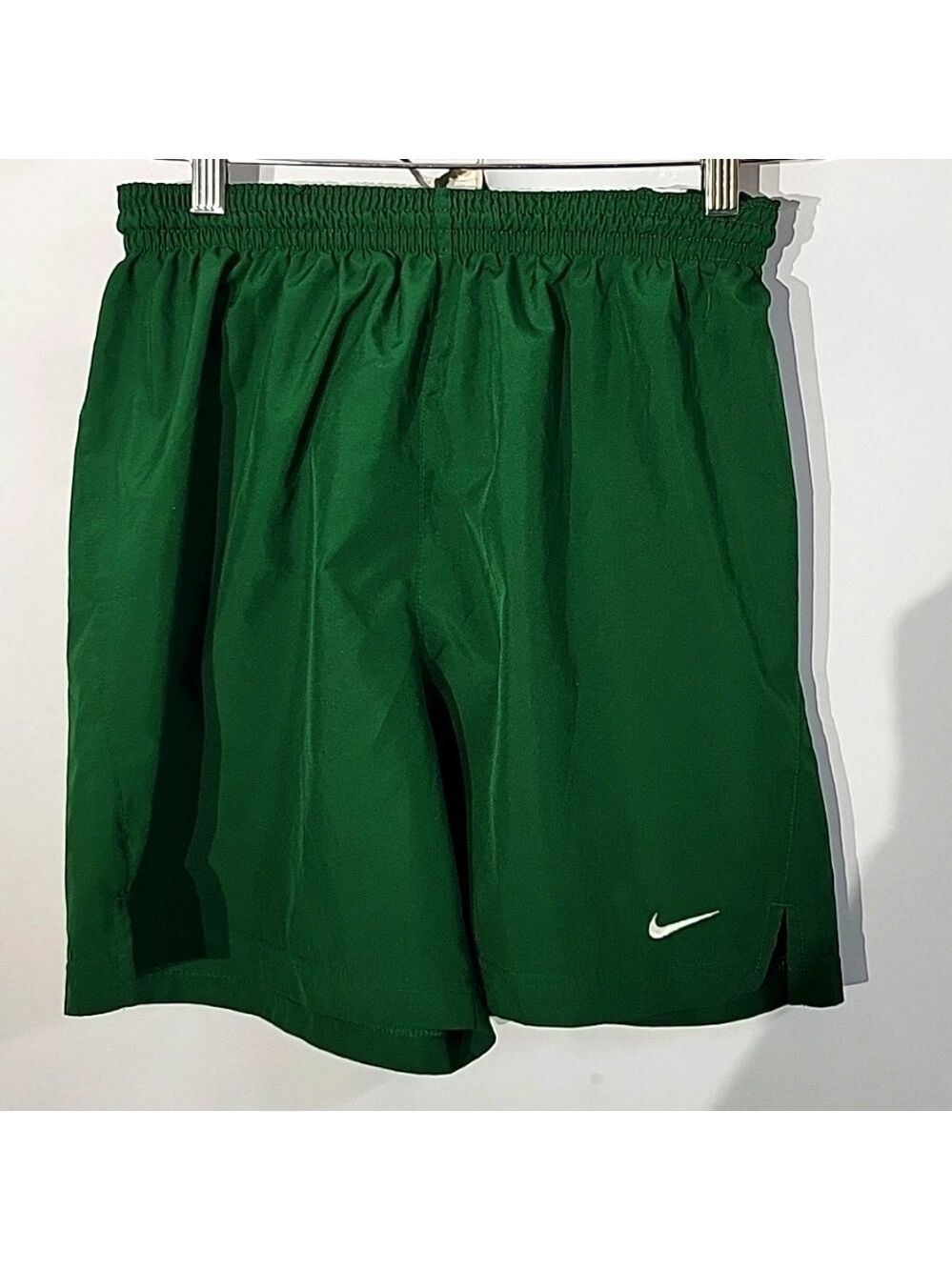 Nike Team Fit-Dry Athletic Shorts, Green, Size Small Youth